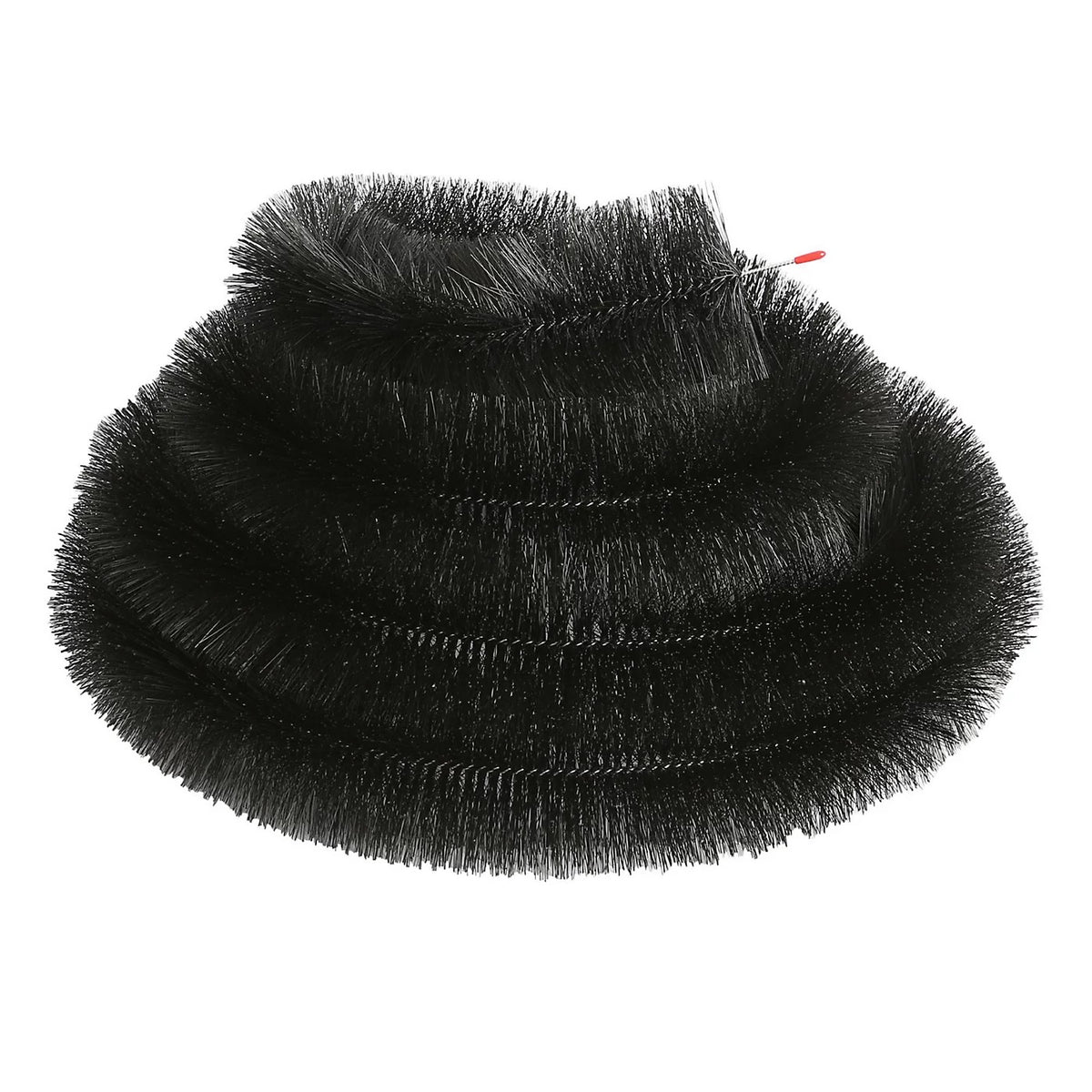 Blackspur Gutter Brush Black 4Mtr GM110 | Fits Gutter with an Internal Width of 100 to 116mm | Stainless Steel Wire Core and Polypropylene Bristles | Easy to Fit in Minutes | Lasts for Years | Plastic Handle