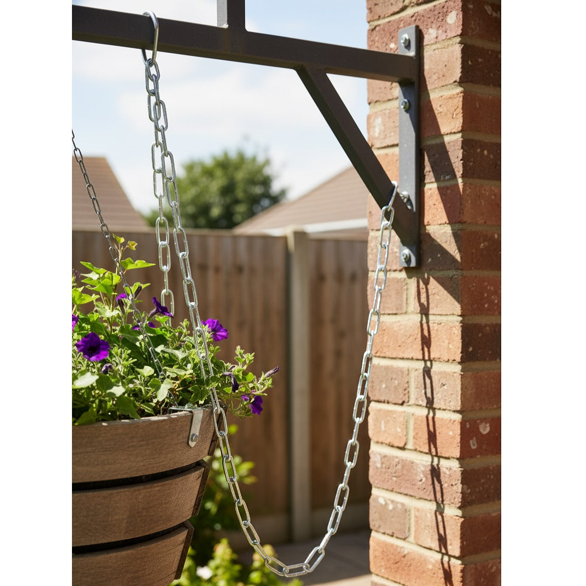 Blackspur Long Link Chain Bright Zinc Plated 4mm x 2.5Mtr BH233