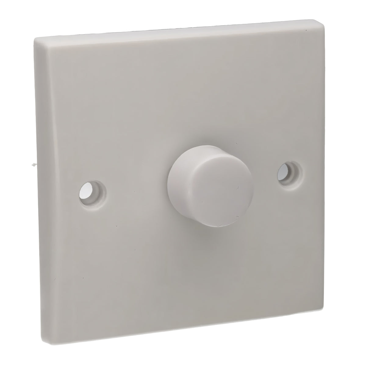 Eagle 1 Gang 1 Way LED Dimmer Curved Edge White E344DA