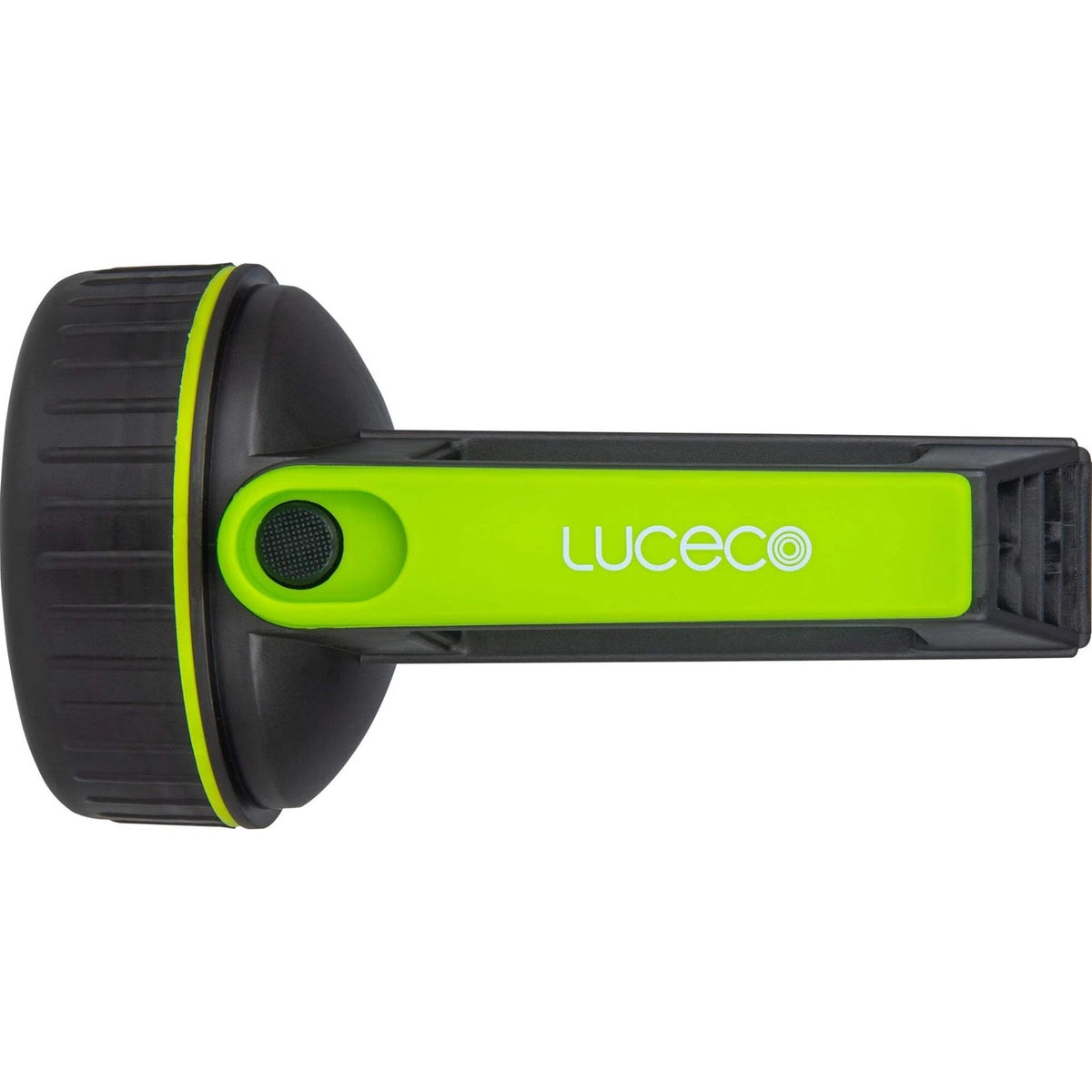 Luceco LED Rechargeable Traditional Spotlight Torch with Power Bank Black and Green LILSP20G65-01 | Output-5W | 200 Lumens | 6500K Cool White | USB Charging |Long Battery Life | Ideal for Site-Professional and Automotive Use | Modes - High-Low-Off