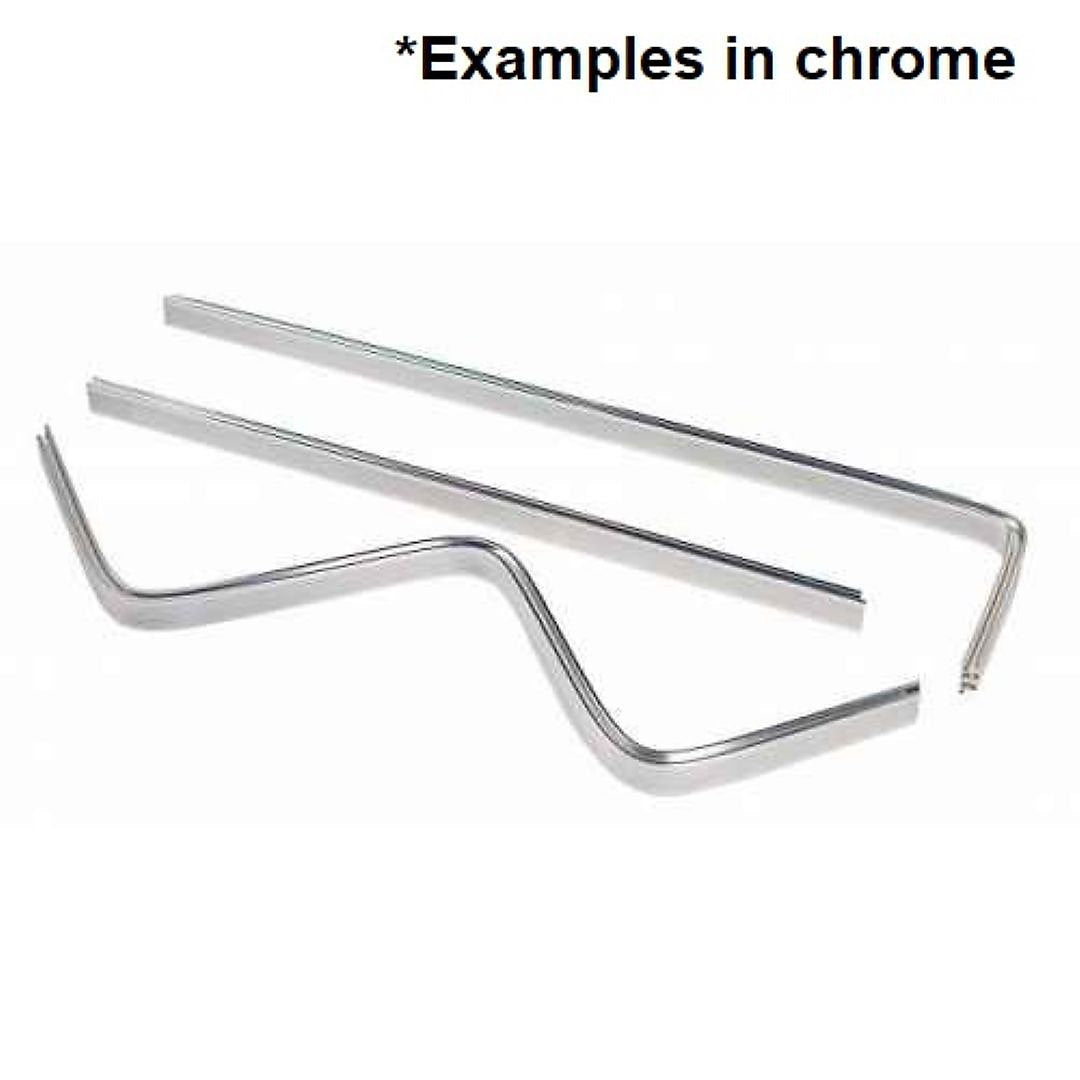 Euro Shower BendiTrack Flexible Shower Curtain Rail Kit Chrome 300cm 59520 | Sturdy Aluminum Profiles | Includes Fittings and Curtain Hooks | Easy to Install | Join Profiles Together and Bend into Shape