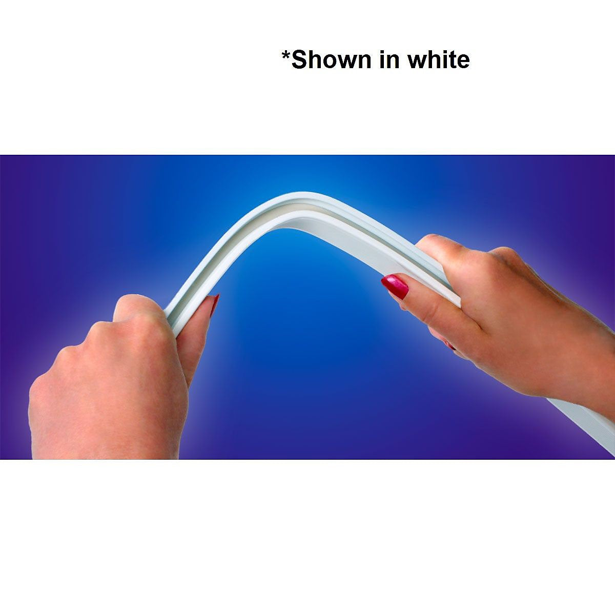 Euro Shower BendiTrack Flexible Shower Curtain Rail Kit Chrome 300cm 59520 | Sturdy Aluminum Profiles | Includes Fittings and Curtain Hooks | Easy to Install | Join Profiles Together and Bend into Shape