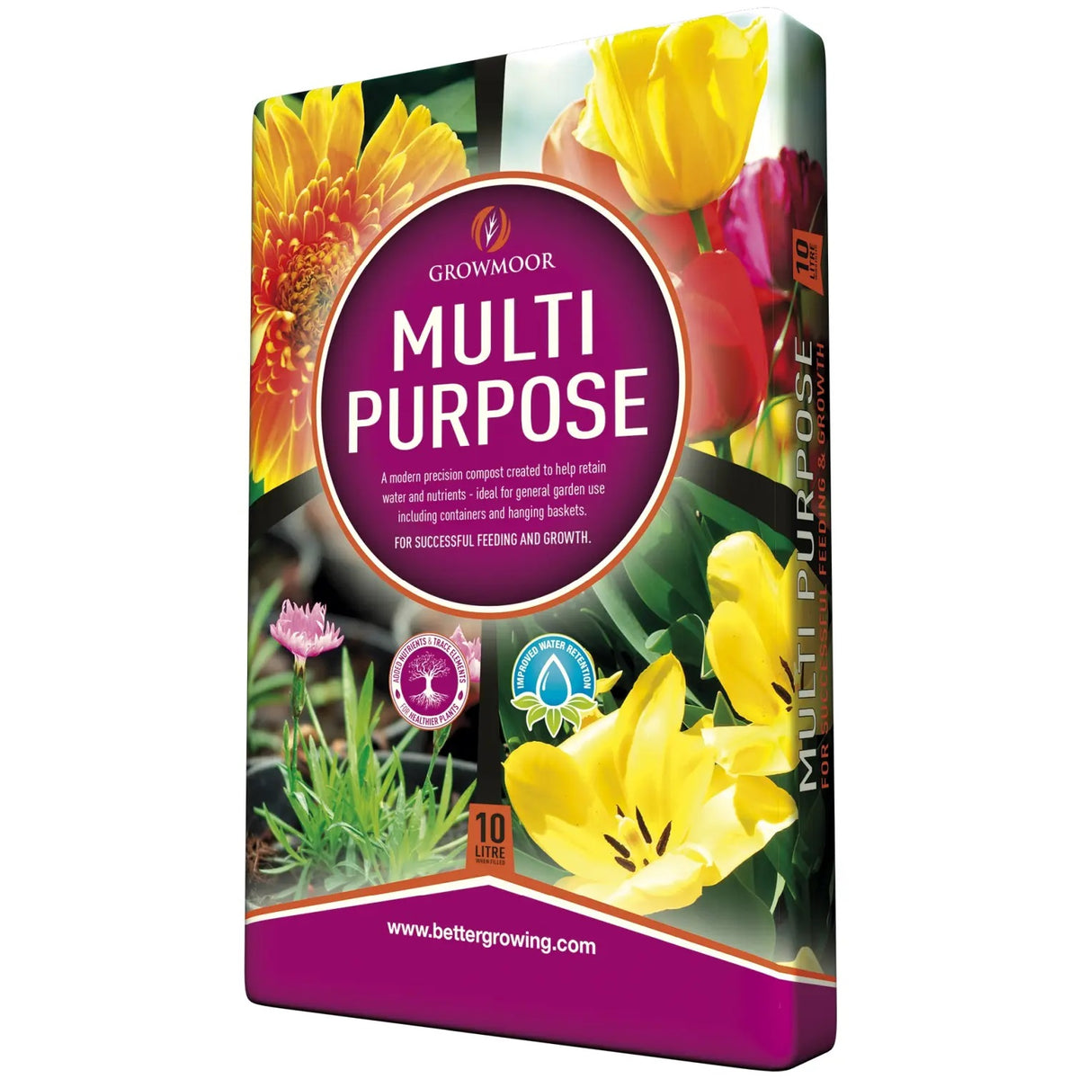 Growmoor Multi Purpose Compost 10Ltr 10LTRMPC