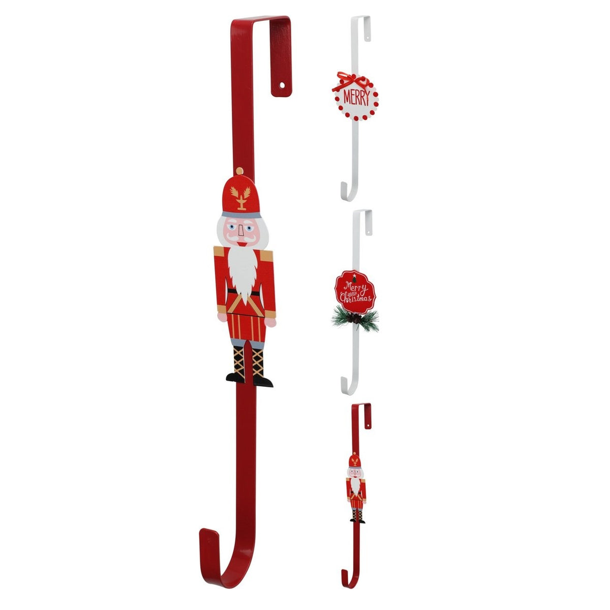 Christmas Metal Wreath Hanger Assorted 37cm AAE337020