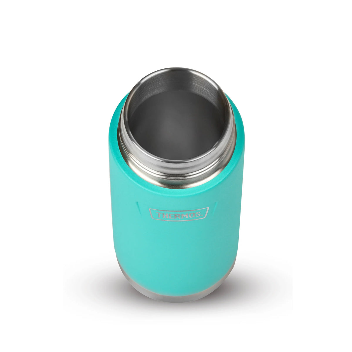 Thermos Icon Series Flip Lid Bottle Bottle Aqua Blue 8cm x 8cm x 21cm 530ml 350g 207281 | Vacuum Insulated Stainless Steel Flask | Keeps Drinks Cold for 16Hrs | Durable Leak-Proof Travel Water Bottle | Dishwasher Safe | Flip-up Straw | Non-slip Base