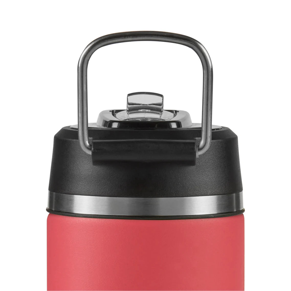 Thermos Icon Series Flip Lid Bottle Coral Bloom 8cm x 8cm x 21cm 530ml 350g 207917 | Vacuum Insulated Stainless Steel Flask | Keeps Drinks Cold for 16Hrs | Durable Leak-Proof Travel Water Bottle | Dishwasher Safe | Flip-up Straw | Non-slip Base | Easy