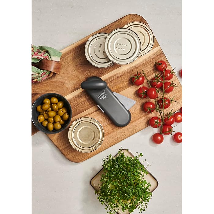 Culinare MagiCan Auto Can Opener Grey C240102 | Hands-free Lid Removal