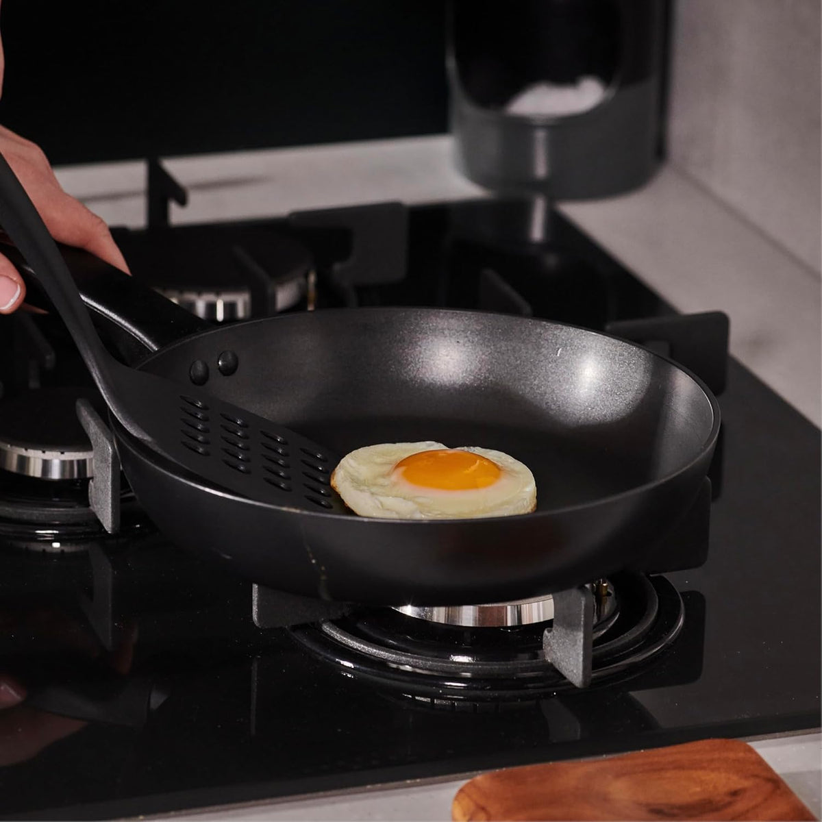 Culinare Silicone Egg Ring Grey 9cm C240801 | Makes Perfectly Shaped Eggs and Pancakes