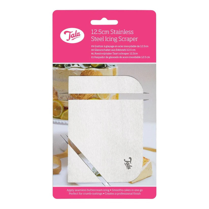 Tala Stainless Steel Icing Scraper Chrome 12.5cm 10A26004