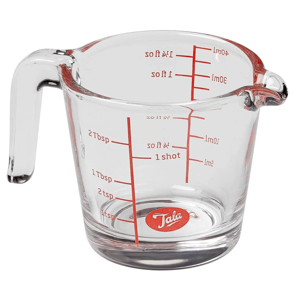 Tala Mini Glass Measuring Jug Clear 40ml 10A26112