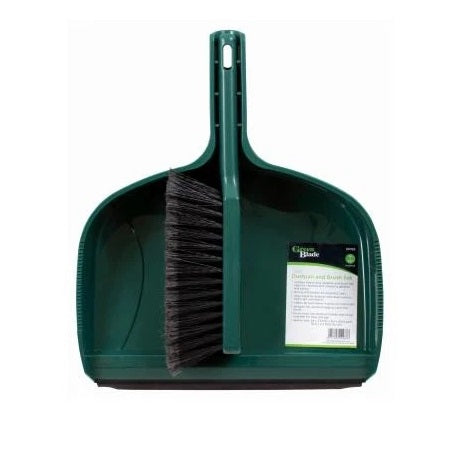 Green Blade Dustpan and Brush Set Green Large DP103