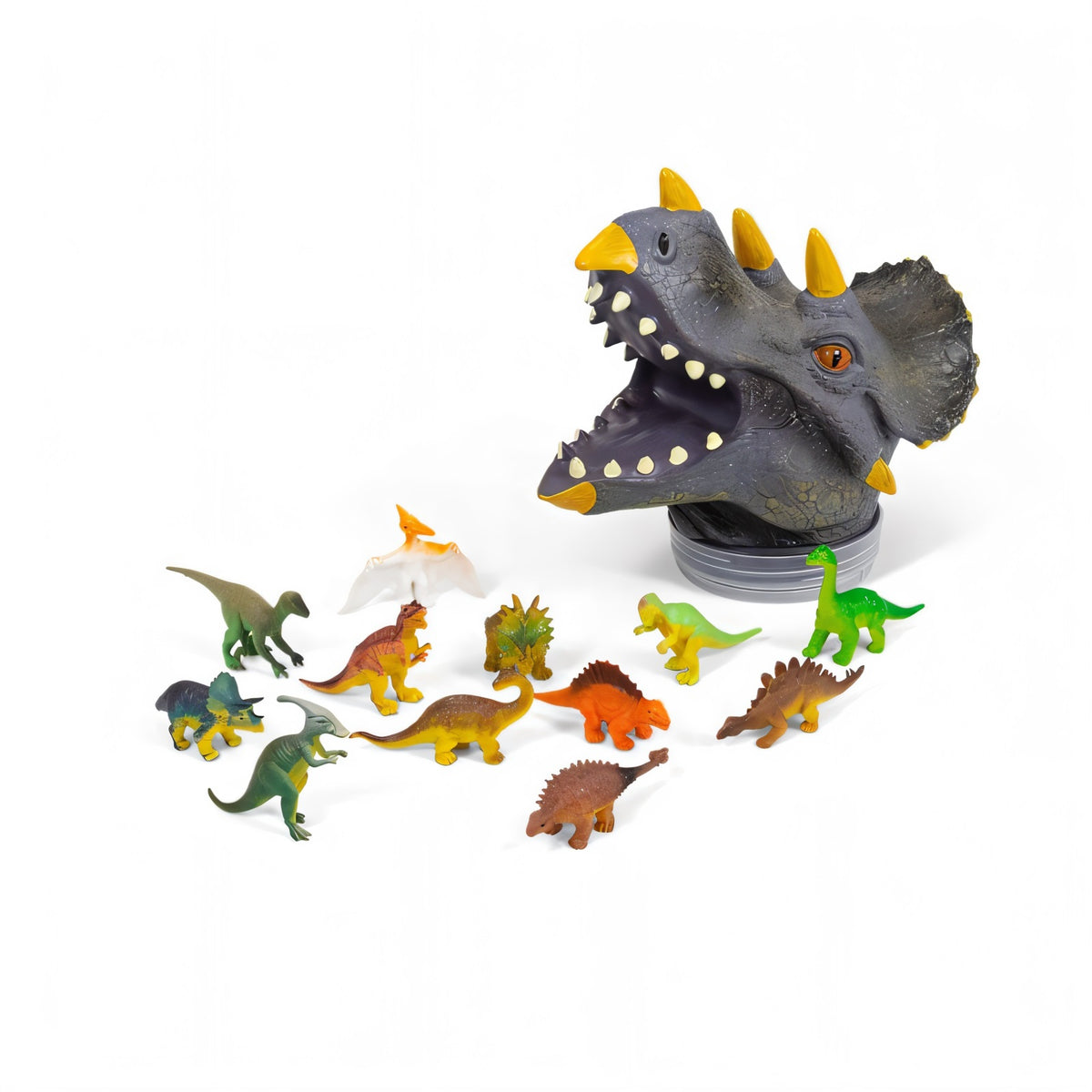 HGL Megasaurs Dino Head Tub Assorted Pack of 12 SV21005
