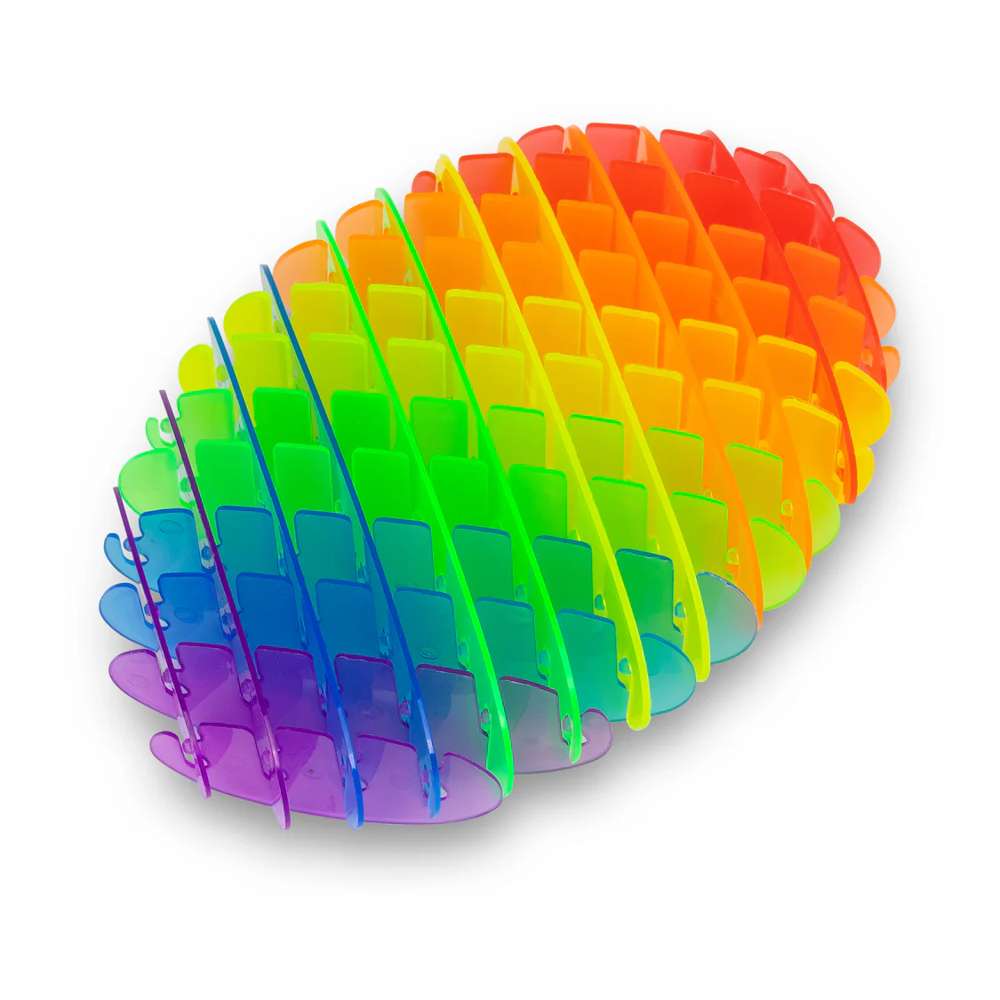 HGL Rainbow Flexi Fidget Multicolour 13cm SV22043 | Click-Clack Sensory Sound