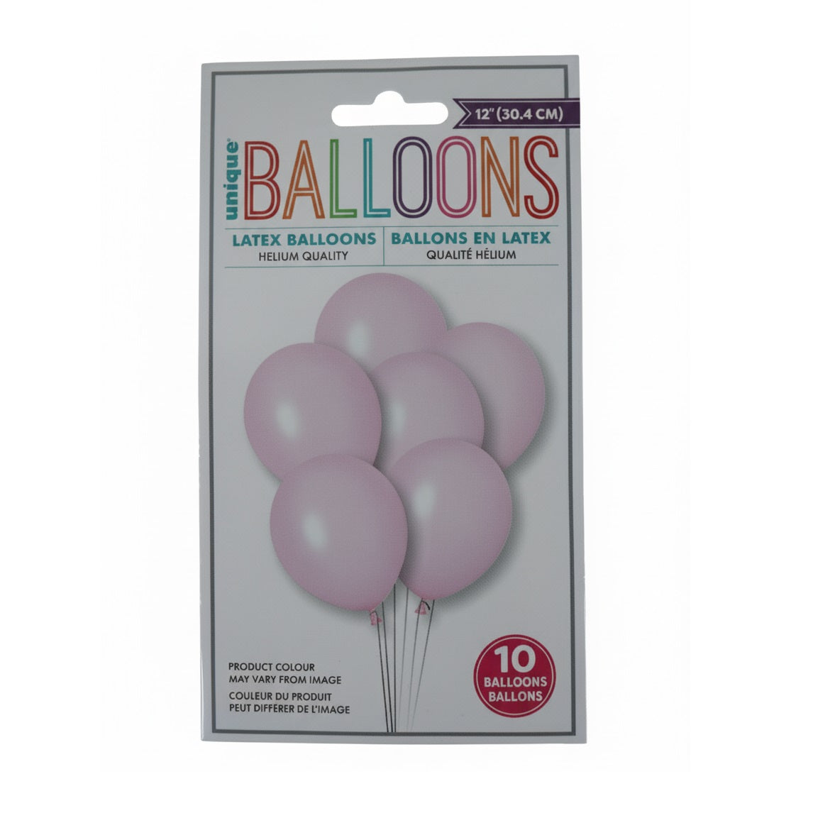 Unique Premium Latex Balloons Rich Pink 12-Inch Pack of 10 88017