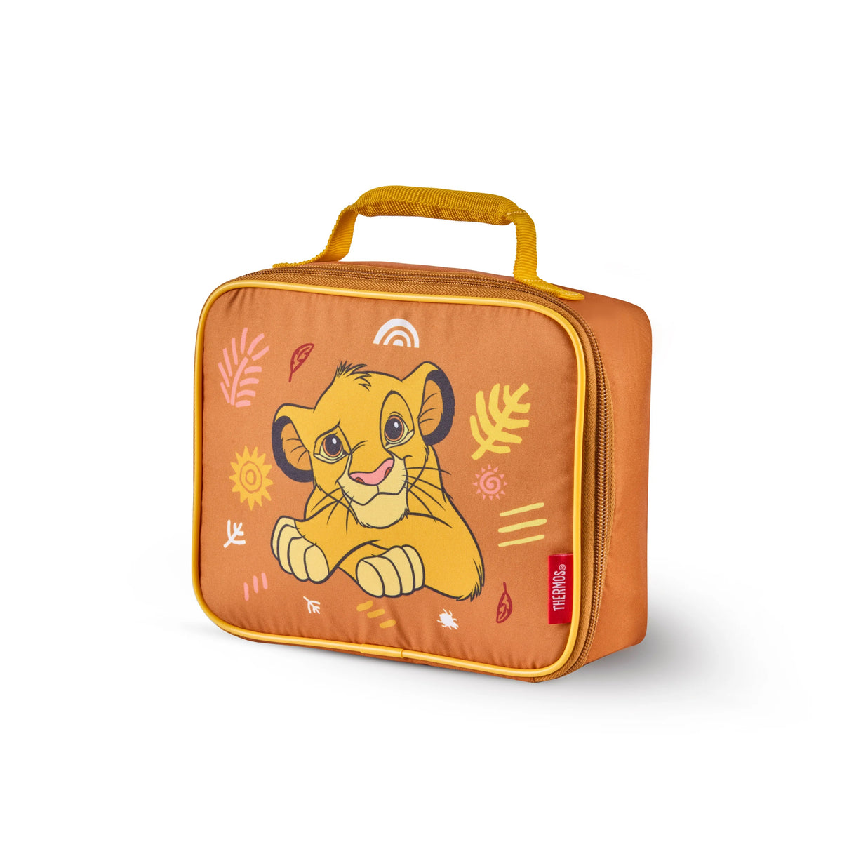 Thermos Disney The Lion King Insulated Lunch Bag Multicoloured 200685 | Kids Lunch Kit | BPA Free | PVC Free | 100 Percent rPET Fabric | Heat-Sealed Lining | Moisture Resistance | Eco-friendly | Isotec Premium Layered Insulation