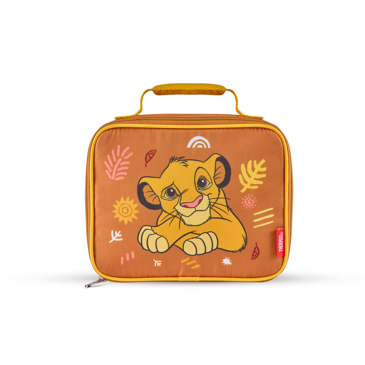 Thermos Disney The Lion King Insulated Lunch Bag Multicoloured 200685 | Kids Lunch Kit | BPA Free | PVC Free | 100 Percent rPET Fabric | Heat-Sealed Lining | Moisture Resistance | Eco-friendly | Isotec Premium Layered Insulation
