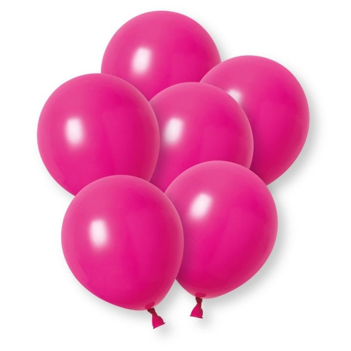 Unique Premium Latex Balloons Raspberry 12-Inch Pack of 10 88009