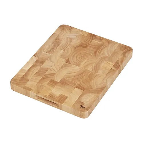 Tala Hevea End Grain Rectangular Board Natural 37cm x 30cm x 3cm 10A40024