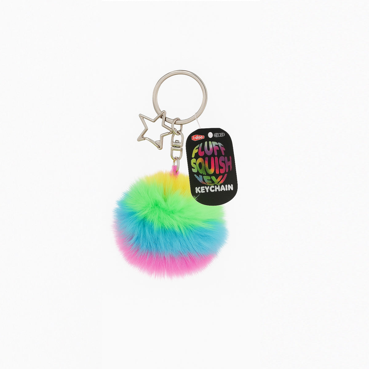 Tobar Scrunchems Furry Squish Ball Key Chain Assorted 38583