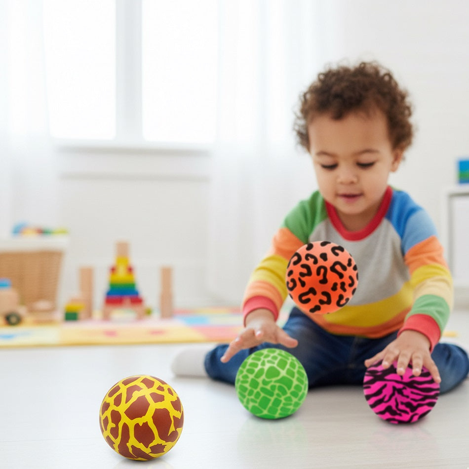 Tobar Scrunchems Neon Safari Squish Ball Assorted Pack of 1 38669