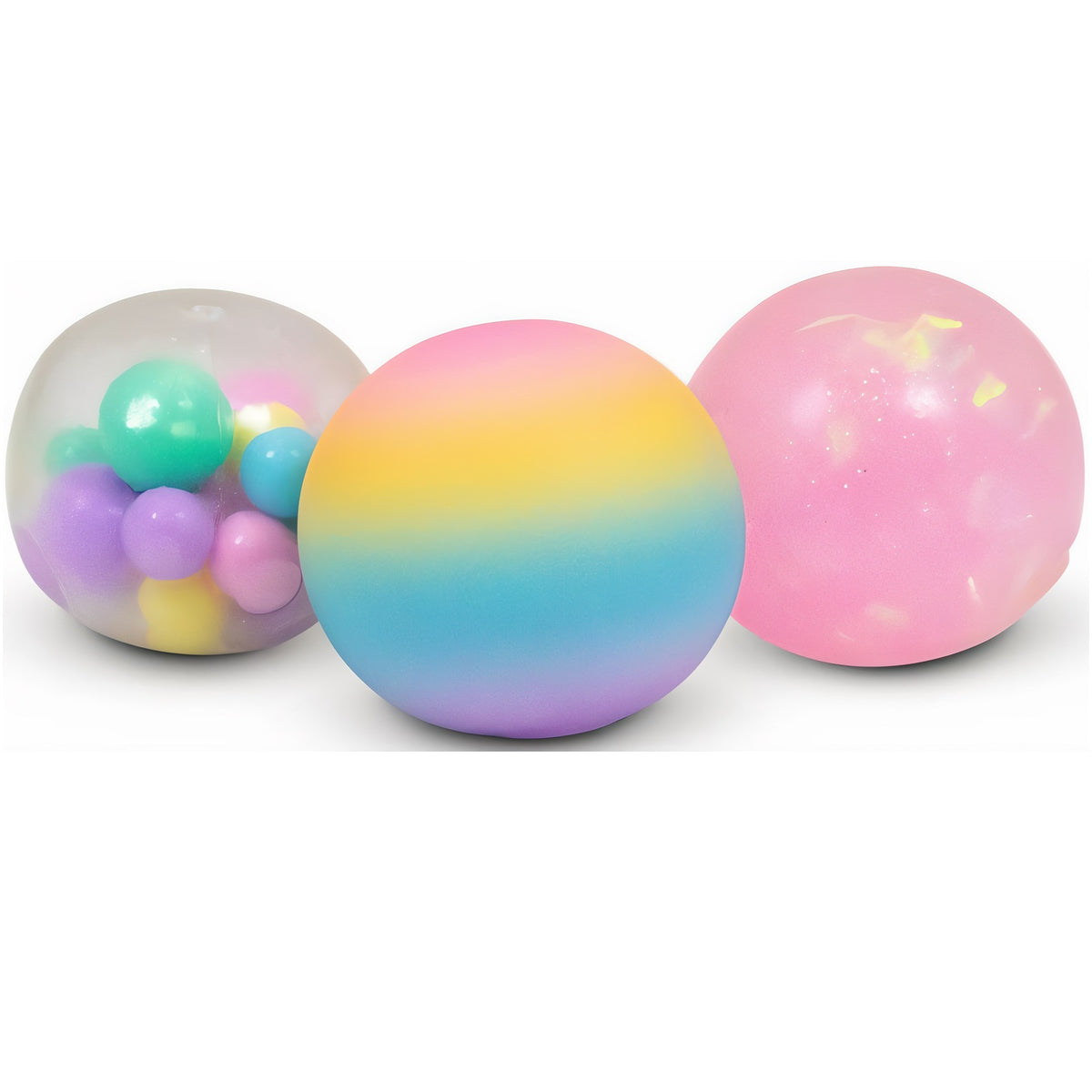 Tobar Scrunchems Unicorn Diddy Squish Balls Assorted Pack of 3 38652