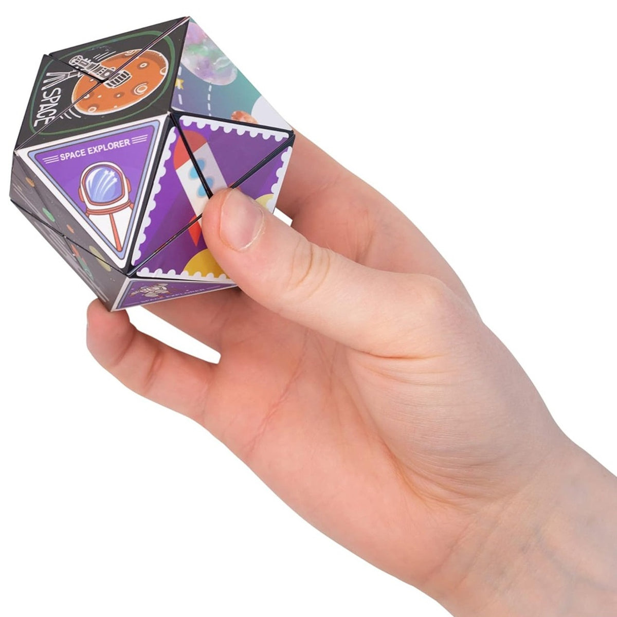 Tobar Space Polygon Muddle Puzzle Multicolour 38601