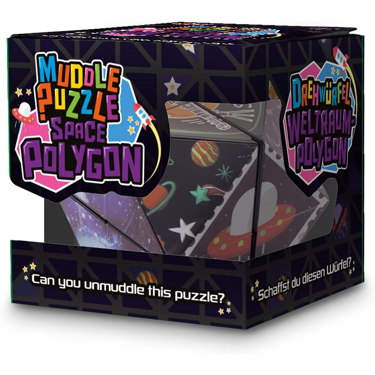 Tobar Space Polygon Muddle Puzzle Multicolour 38601