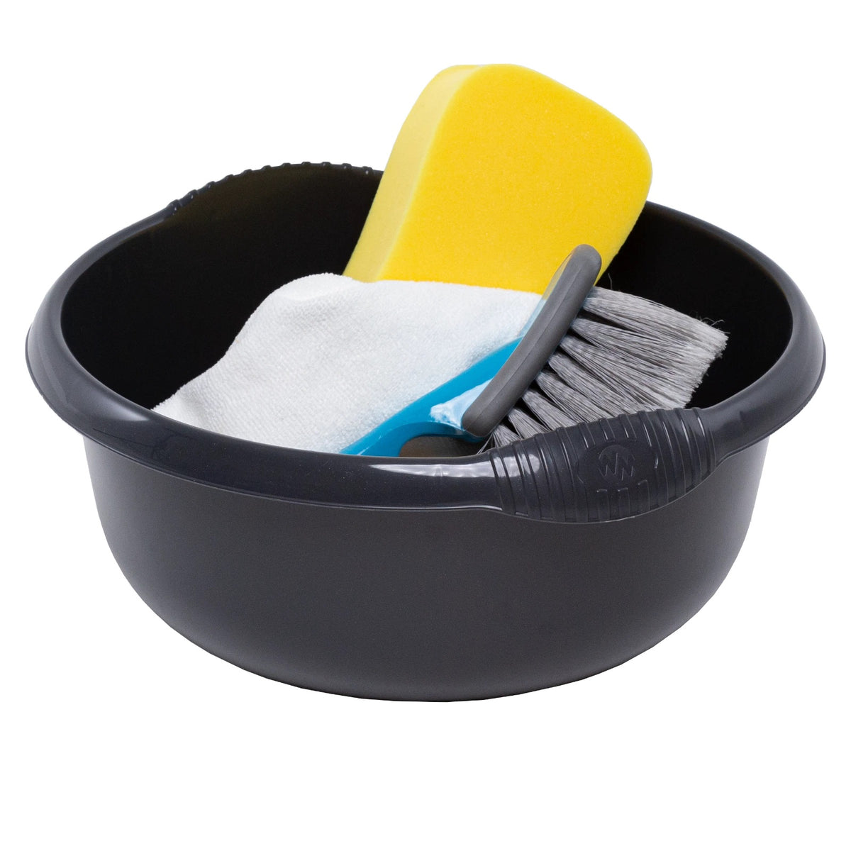 Wham Casa Washing Up Round Plastic Bowl Midnight Black 36cm 17180