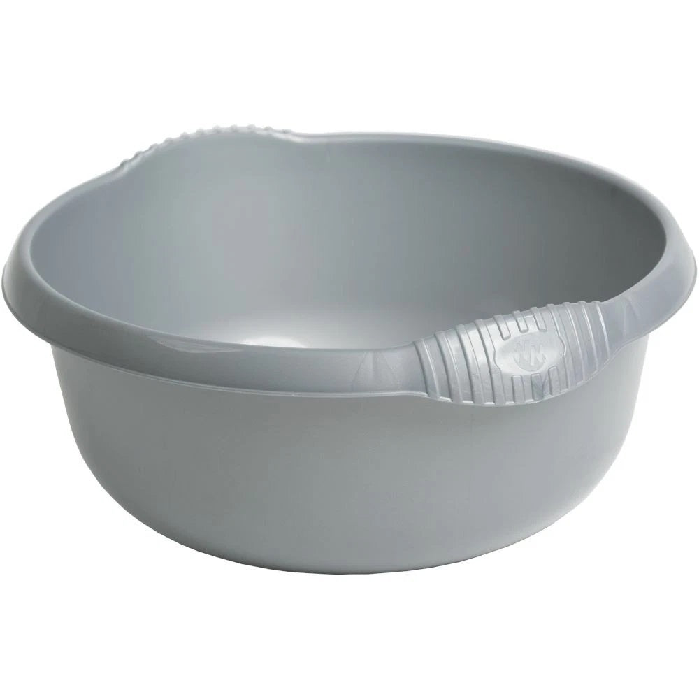 Wham Casa Washing Up Round Plastic Bowl Silver 36cm 11275