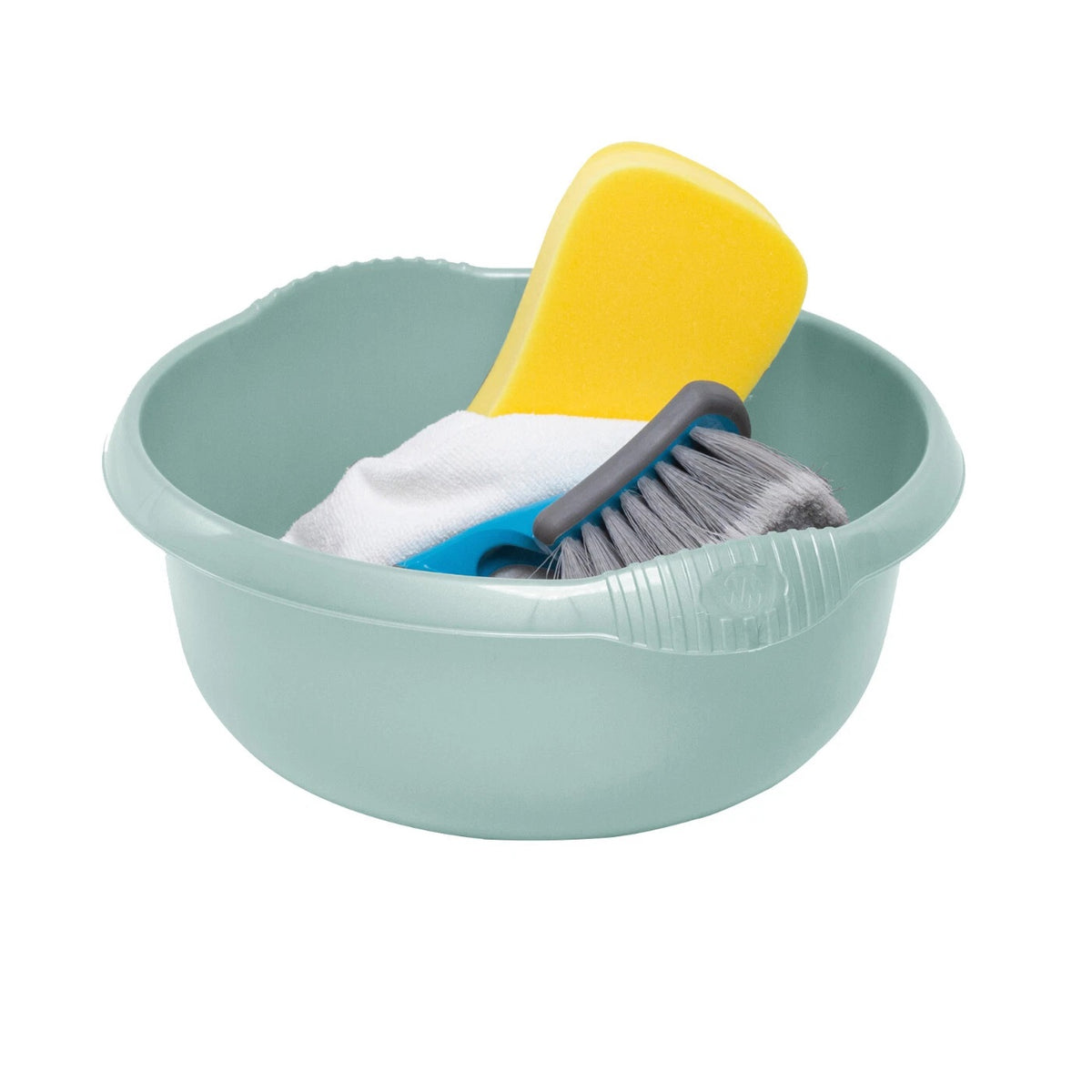 Wham Casa Washing Up Round Plastic Bowl Silver Sage 36cm 17181