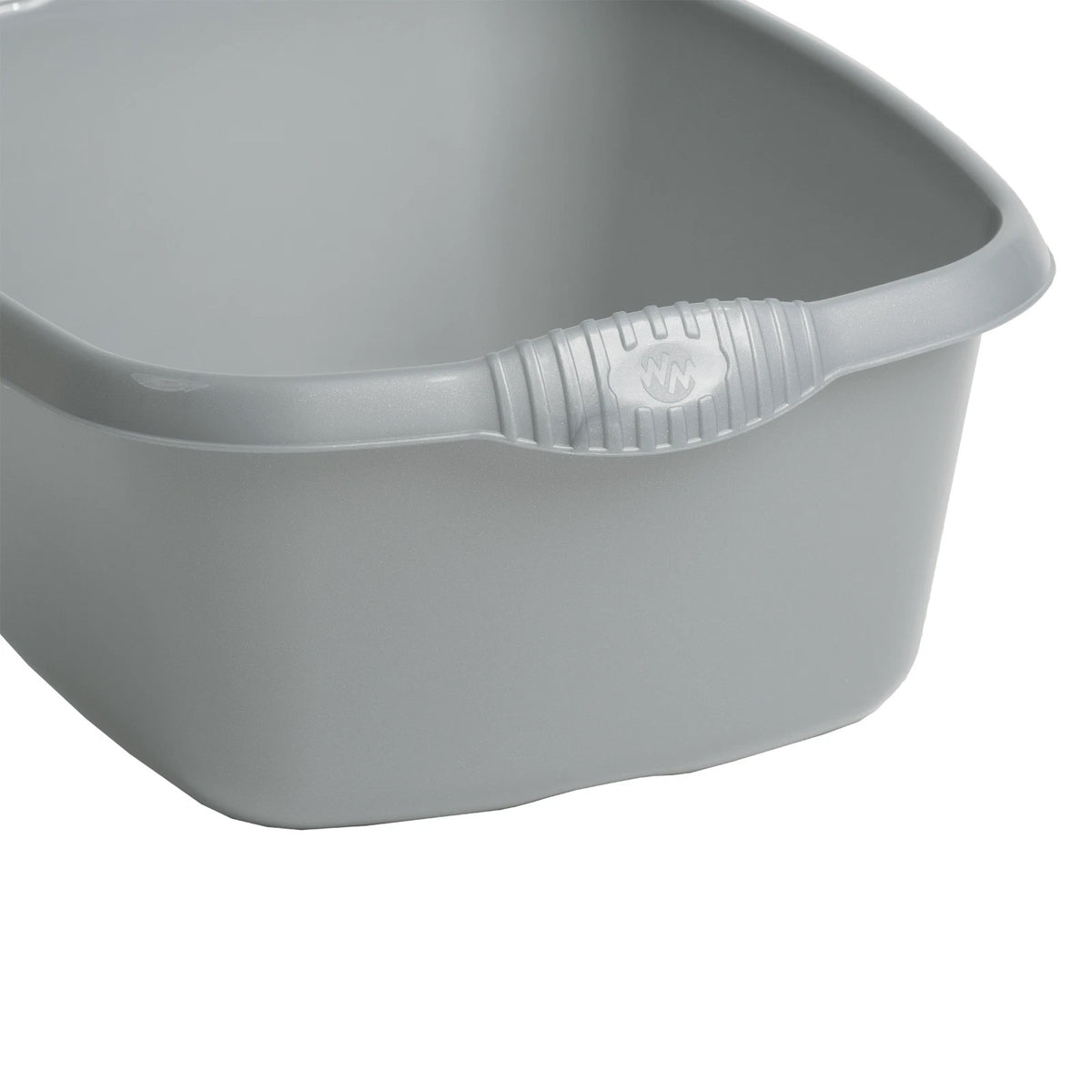 Wham Casa Washing Up Rectangular Plastic Bowl Silver 39cm 11285