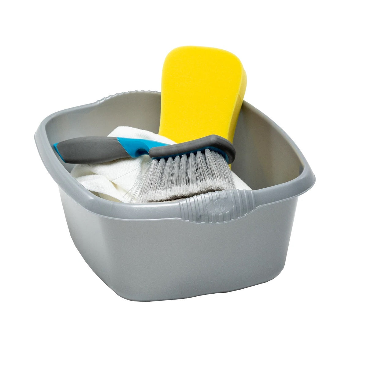Wham Casa Washing Up Rectangular Plastic Bowl Silver 39cm 11285