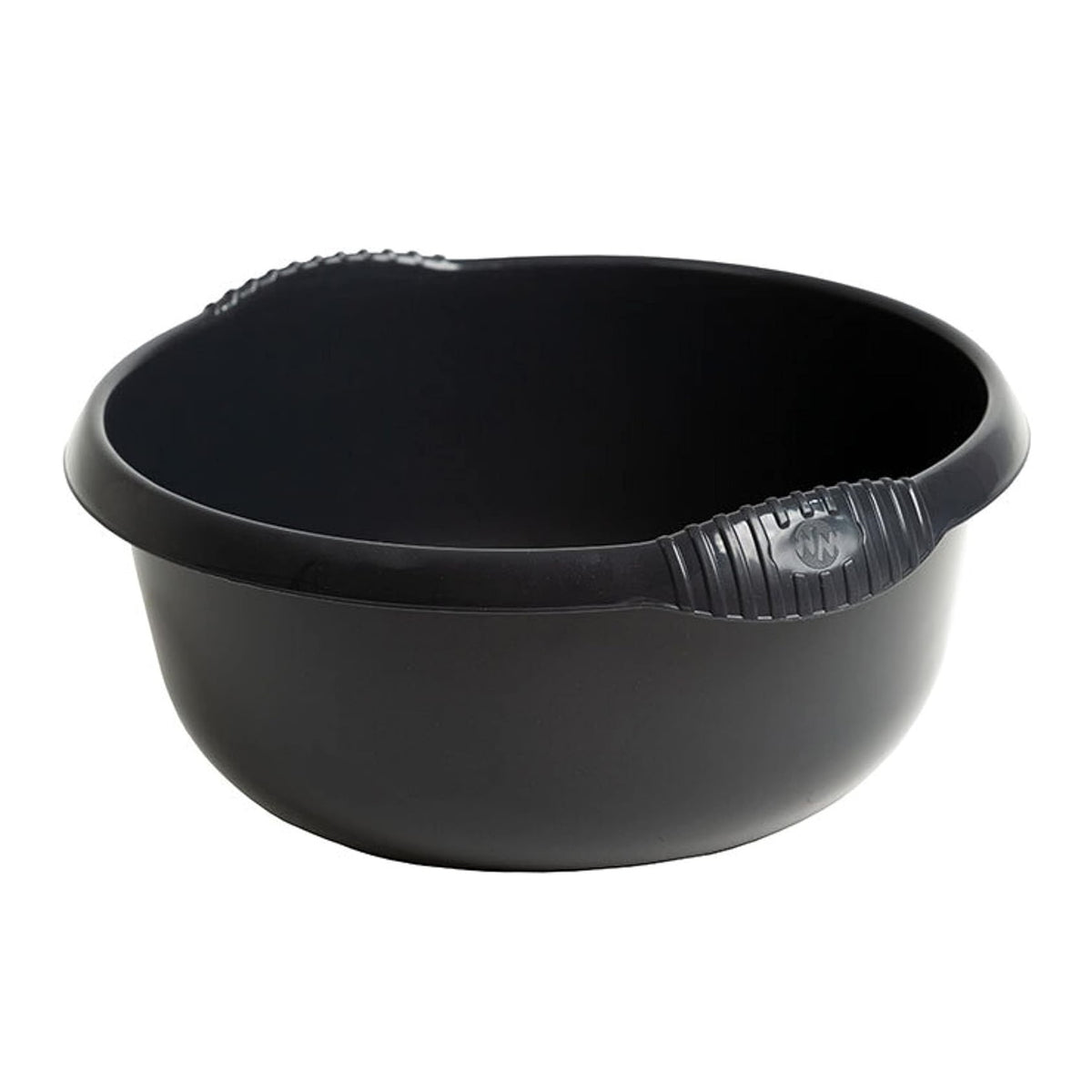 Wham Round Casa Bowl 28cm Midnight Black 17130 | Durable Plastic Mixing and Washing Bowl | Lightweight and Easy to Clean | Ideal for Kitchen-Laundry and Household Use