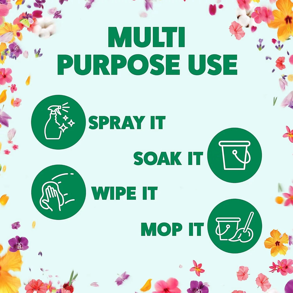 Zoflora Bouquet Concentrated Multipurpose Disinfectant Multicoloured 500ml 455502 | Floral Fragrance | Kills Bacteria and Viruses | Odour Eliminator | Long-Lasting Freshness | Use in Kitchen-Bathrooms-Hard Floors and Tiles