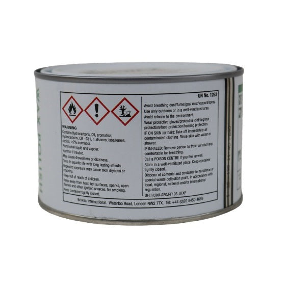 Briwax Natural Wax Polish Clear 400g BWCL400 | Cleans-Stains and Polishes | Long-Lasting Shine | For Wood Furniture and Surfaces | Contains Beeswax Carnauba Wax