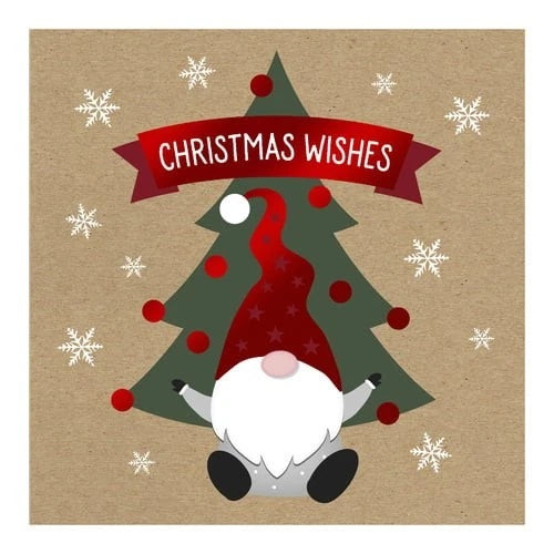 Eurowrap Gonk Luxury Christmas Cards Assorted Pack of 12 X-35819-BC