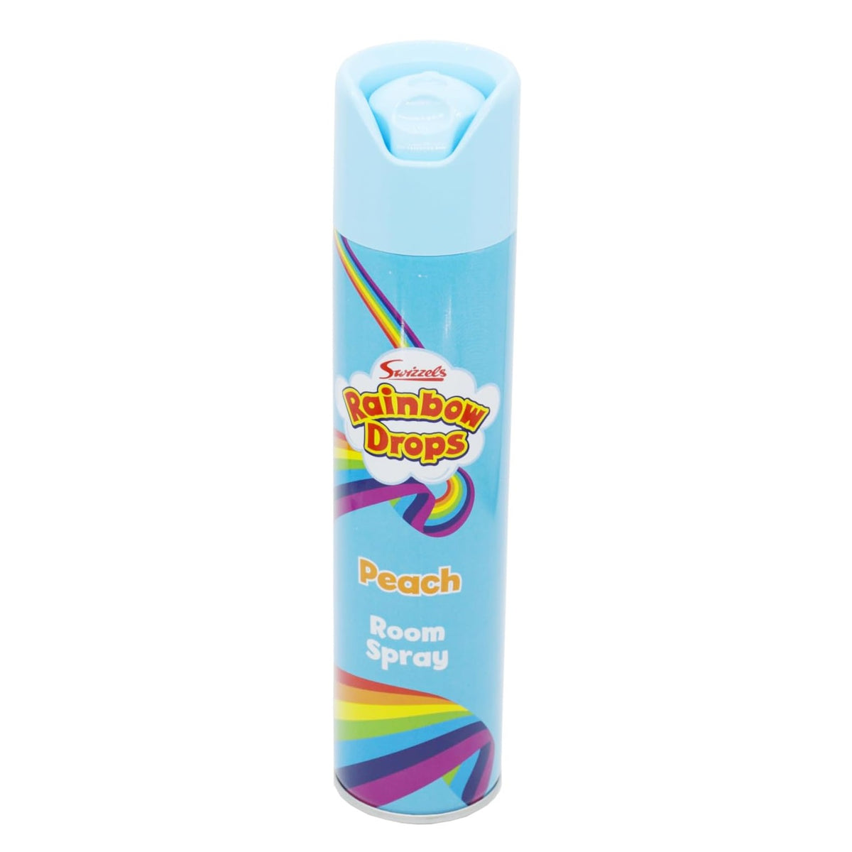 Swizzels Rainbow Drops Peach Room Spray Multicoloured 300ml SWIZ1 | Long-Lasting Sweet Peach Fragrance | Odour Eliminating Air Freshener | For Home-Office or Bathroom