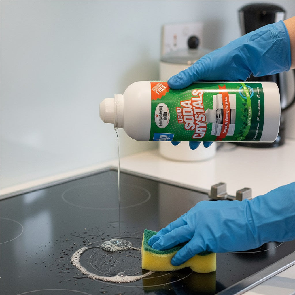 Dri Pak Liquid Soda Crystals Clear 750ml LSBTDP127 | Tough on Greasy Surfaces | Suitable for Cooker Hobs-Ovens-Greasy Surfaces and laundry