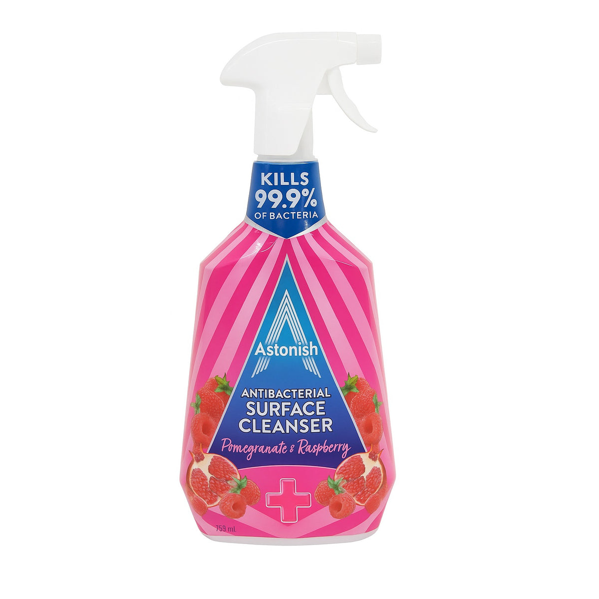 Astonish Pomegranate and Raspberry Antibacterial Surface Cleaner 750ml HOAST057 | Kills 99.9 Percent of Bacteria