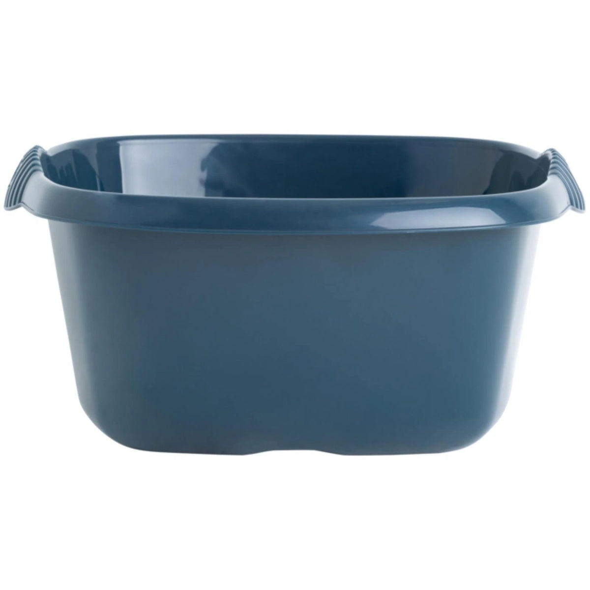Wham Square Casa Bowl 32cm Navy 17207 | Durable Plastic Mixing and Washing Bowl | Lightweight and Easy to Clean | Ideal for Kitchen-Laundry and Household Use