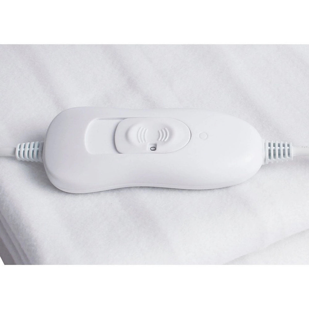 Daewoo Electric Heated Blanket White King Size 142cm x 150cm HEA1910 | 3 Heat Settings | Easy Fit Straps | Machine and Hand Washable | Overheat Protection | Detachable Controller