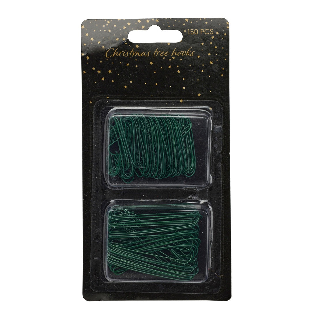Christmas Tree Hooks Green Pack of 150 AWR401590 | Decorative Hooks | For Ornaments-Tree Decorations and Holiday Crafts