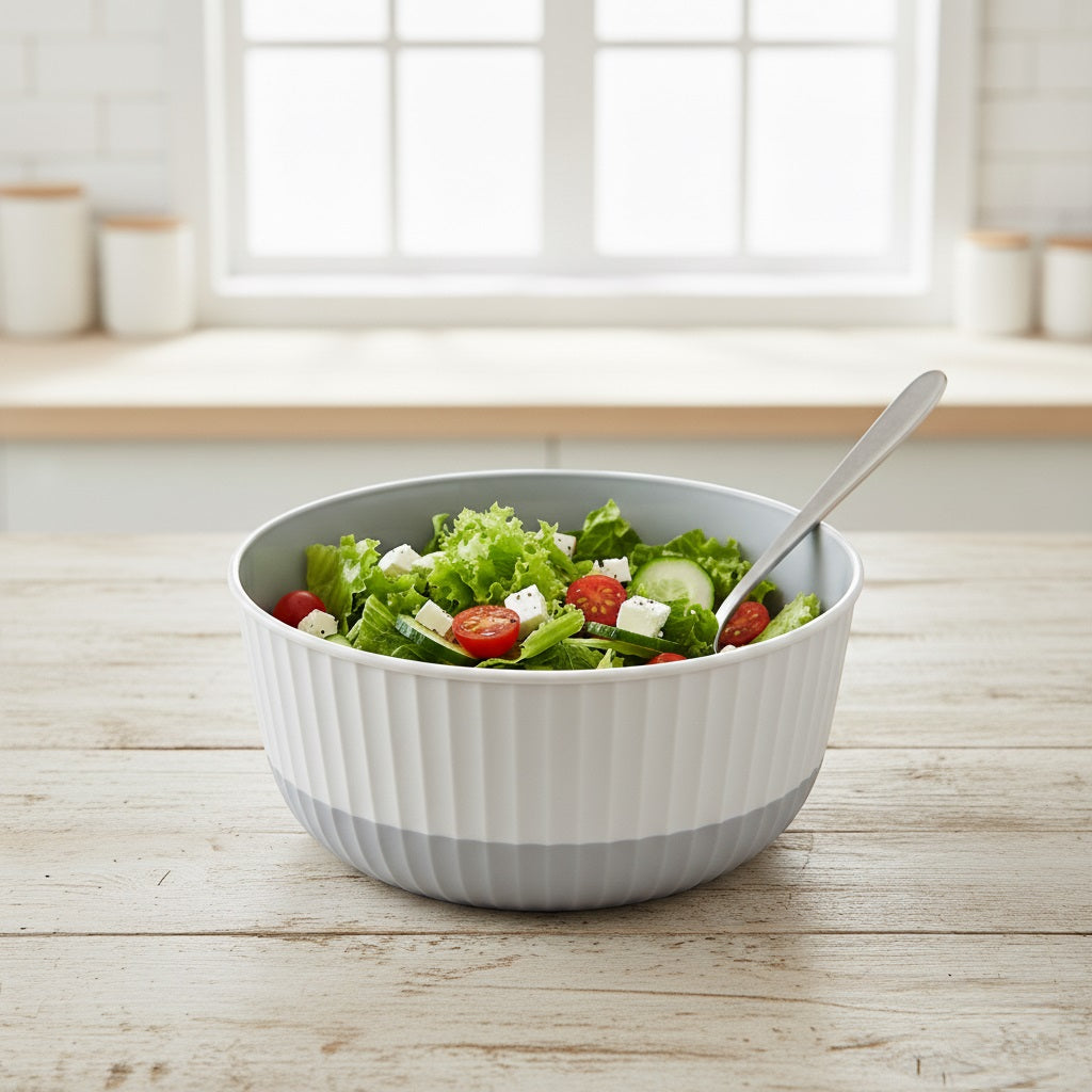 Hobby Life Dora Round Bowl Grey 21cm x 10cm 2.6Ltr 31354