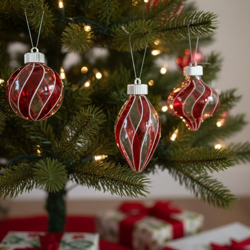 Christmas Decoration Balls Assorted 80mm ABJ450130