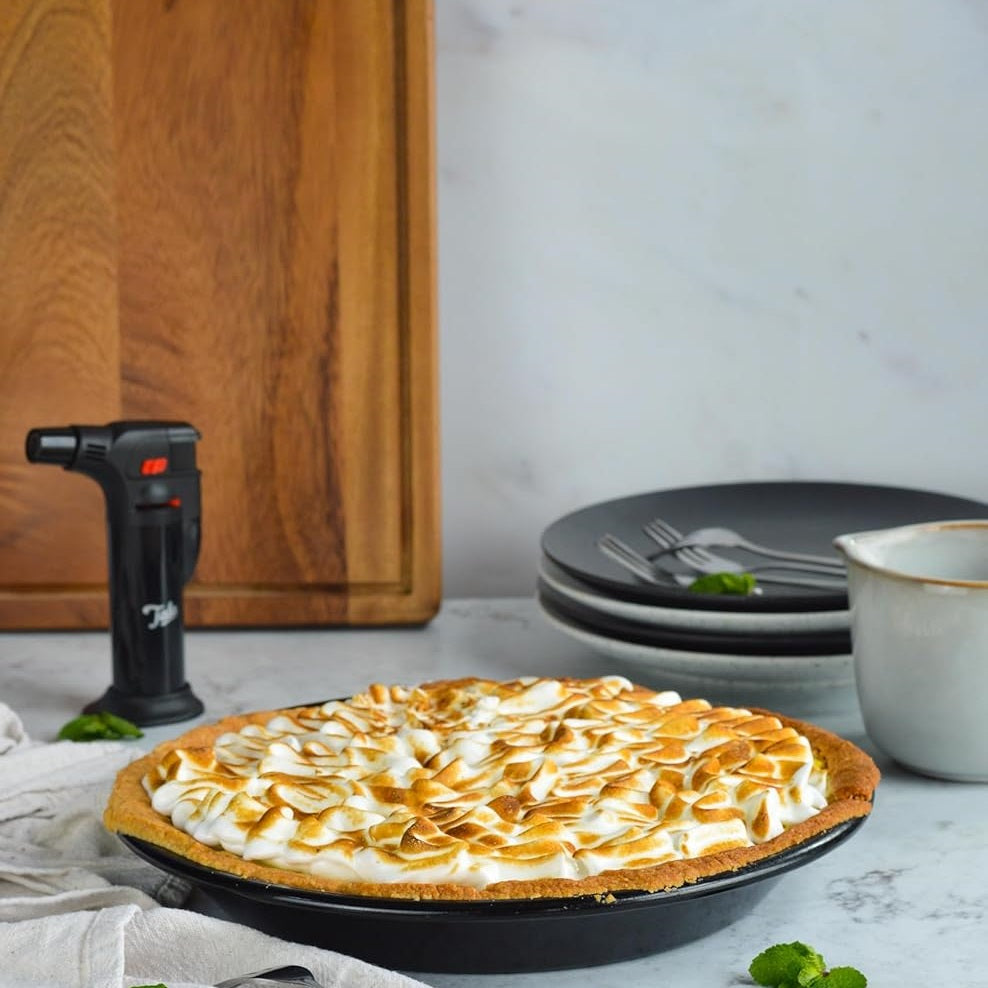 Tala Mini Cook Blow Refillable Torch Black 3.5cm x 10.5cm x 16.5cm 10A35221 | Kitchen Culinary Torch with Safety Lock | Flame up to 1100C | Ideal for Creme Brulre-Meringue and More