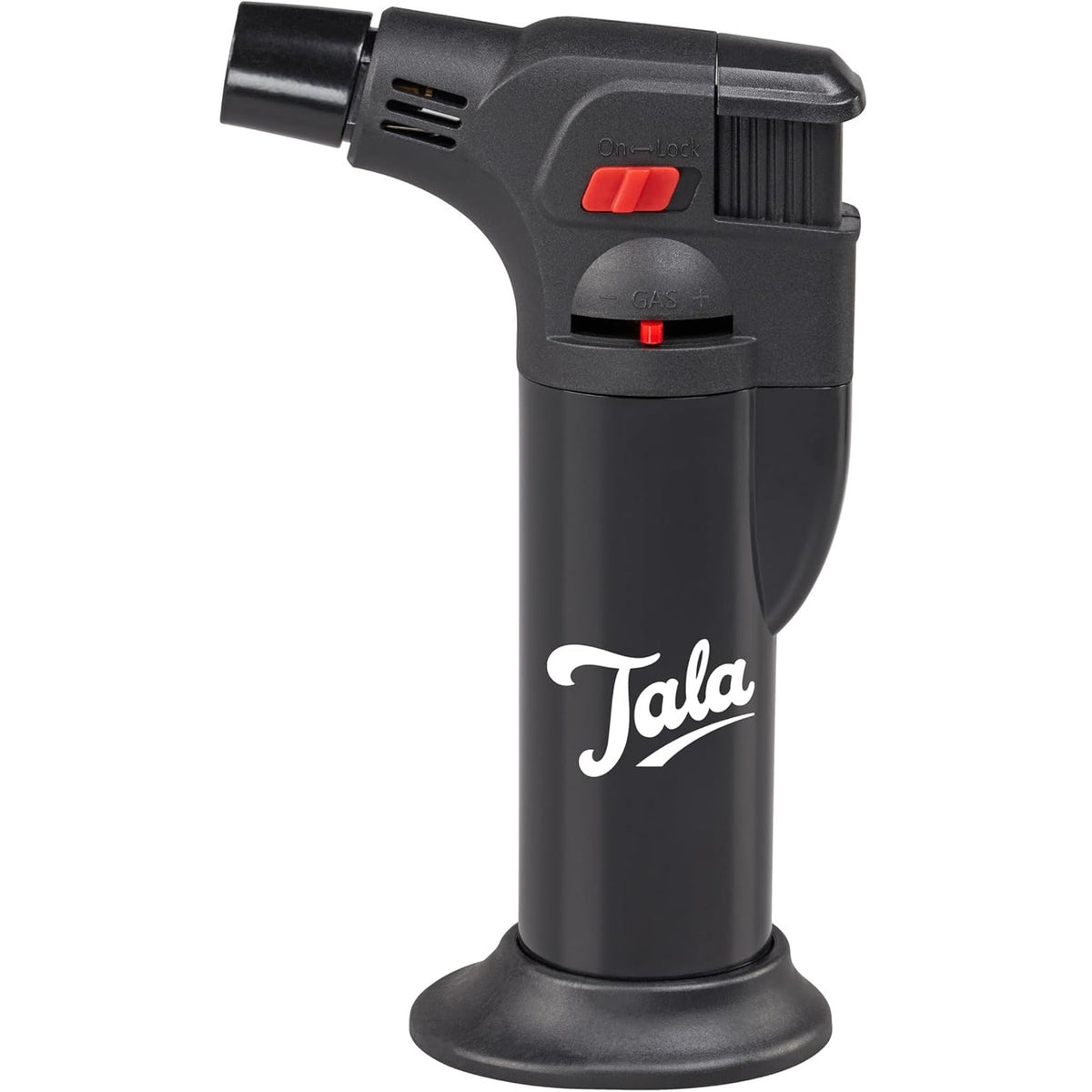 Tala Mini Cook Blow Refillable Torch Black 3.5cm x 10.5cm x 16.5cm 10A35221 | Kitchen Culinary Torch with Safety Lock | Flame up to 1100C | Ideal for Creme Brulre-Meringue and More