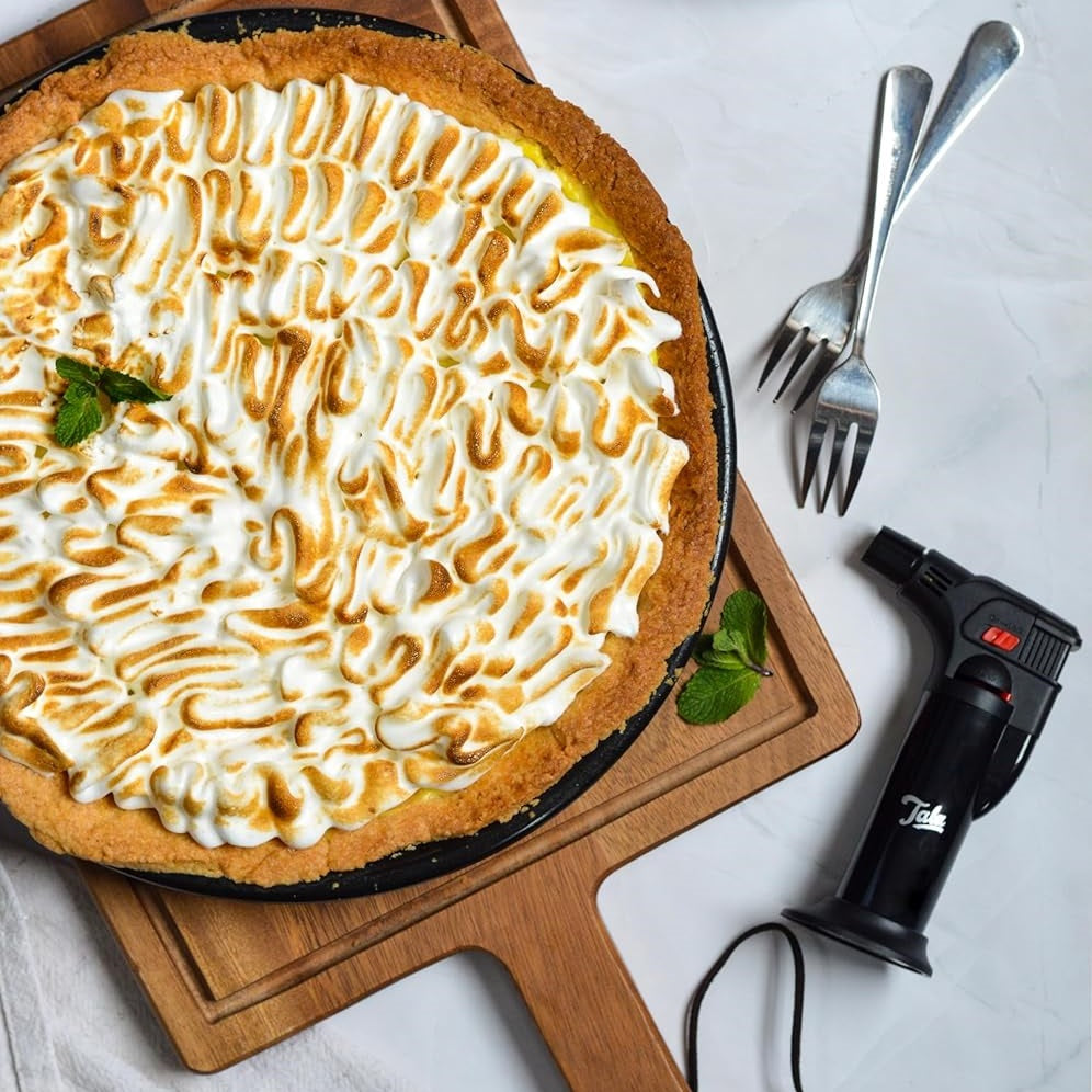 Tala Mini Cook Blow Refillable Torch Black 3.5cm x 10.5cm x 16.5cm 10A35221 | Kitchen Culinary Torch with Safety Lock | Flame up to 1100C | Ideal for Creme Brulre-Meringue and More