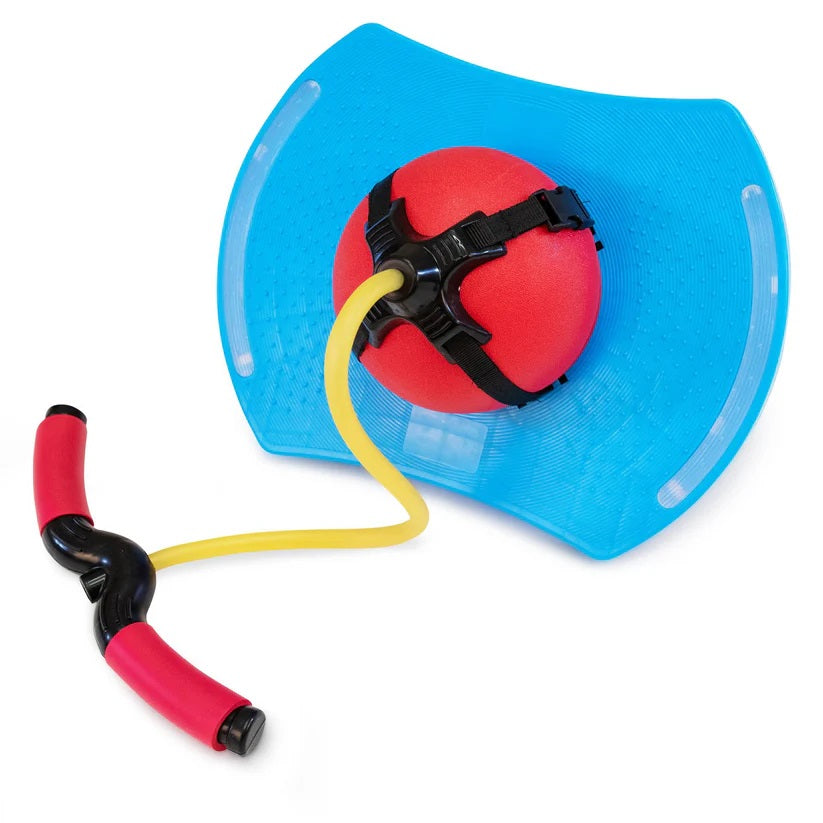 Tobar Pogo Ball Hopper for Kids Red 21633 | Balance-Hop and Bounce Toy | With Hand Pump | Outdoor Active Play for Boys and Girls Age 8 Plus