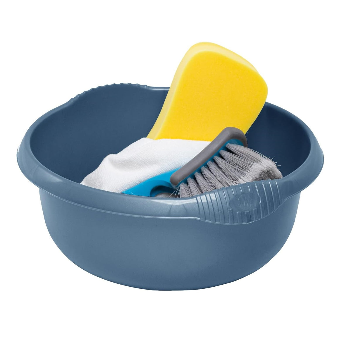 Wham Round Casa Bowl 32cm Navy 17157 | Durable Plastic Mixing and Washing Bowl | Lightweight and Easy to Clean | Ideal for Kitchen-Laundry and Household Use