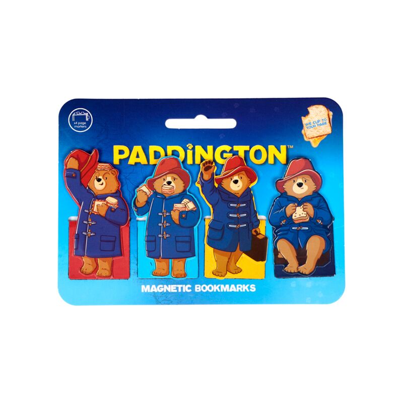 Puckator Paddington Bear Magnetic Bookmark Assorted H8cm x W3cm x D0.8cm Set of 4 BOOK21